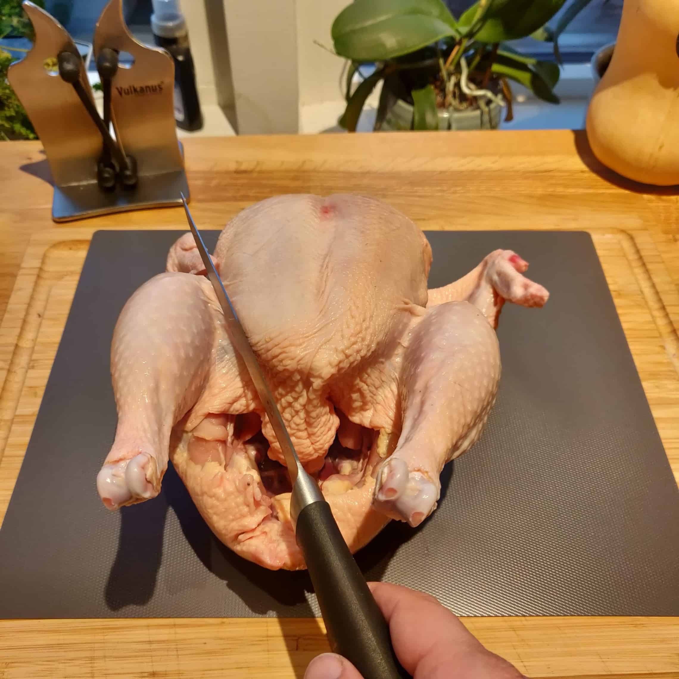 Hur man styckar en kyckling 4