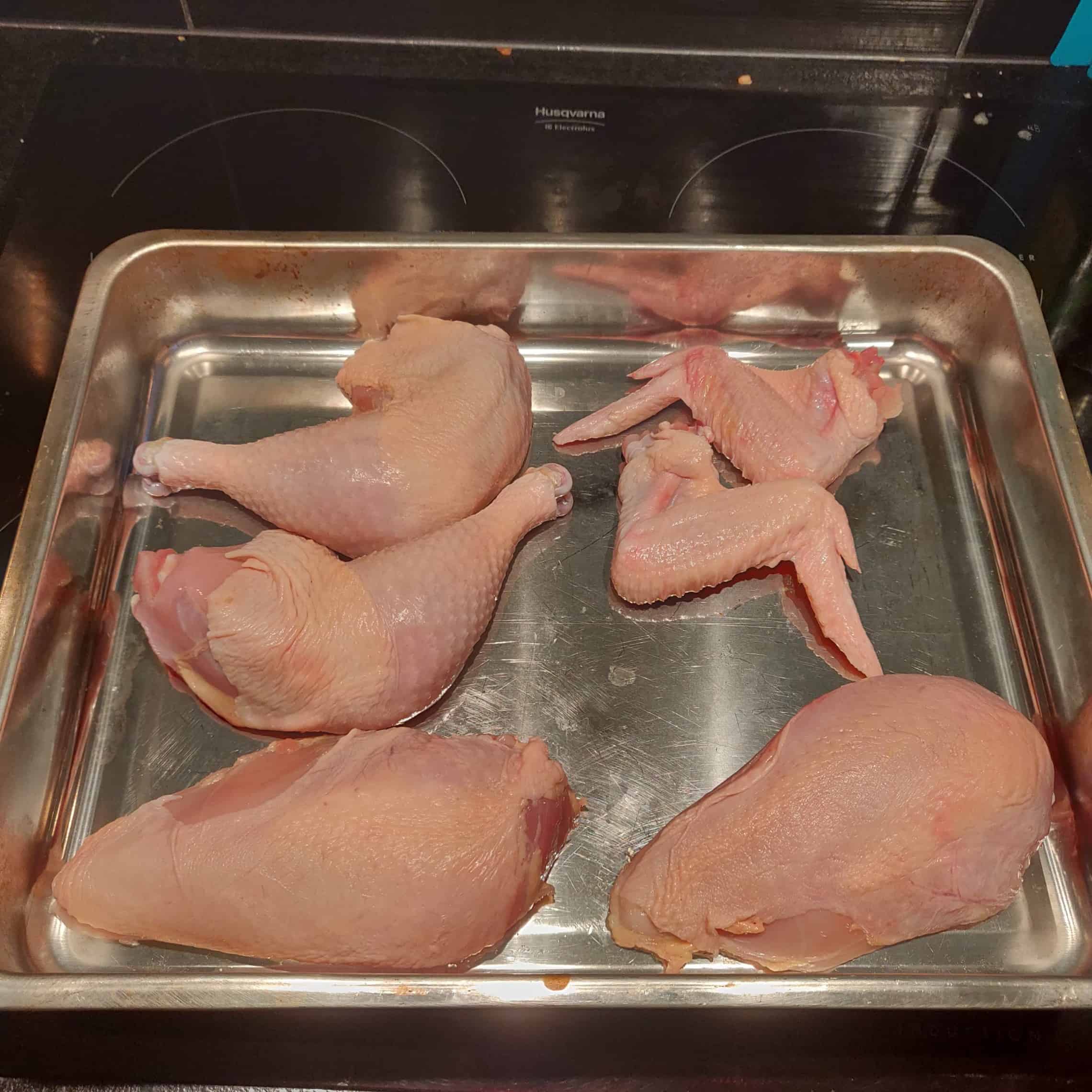 Hur man styckar en kyckling 11
